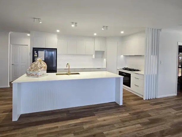 The finished kitchen