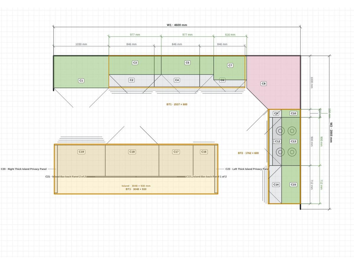 Kitchen plan